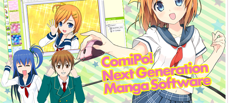 add custom characters to manga maker comipo